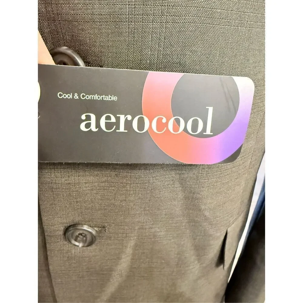 NWT Doc & Amelia Aerocool Blazer Sports Coat Sz. 40 Recycled Sustainable Brown T